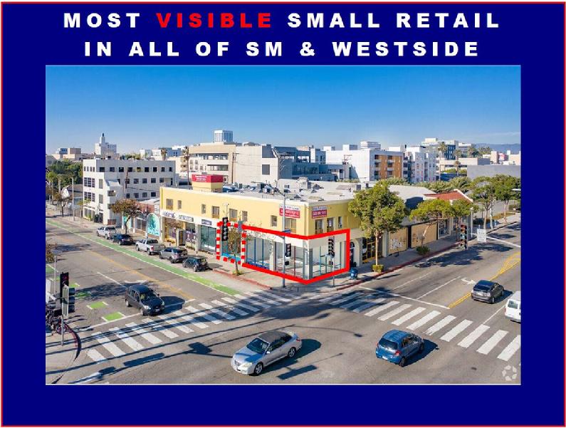 STORE FOR RENT ELASE SANTA MONICA SMALL HIGH VISIBILITY